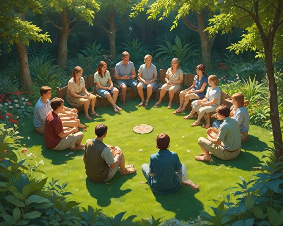 Como criar jardins para terapia de grupo e promover bem-estar