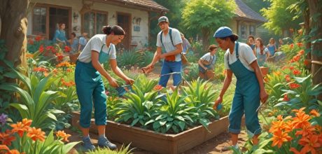 como criar e manter uma jardinagem comunitária de sucesso