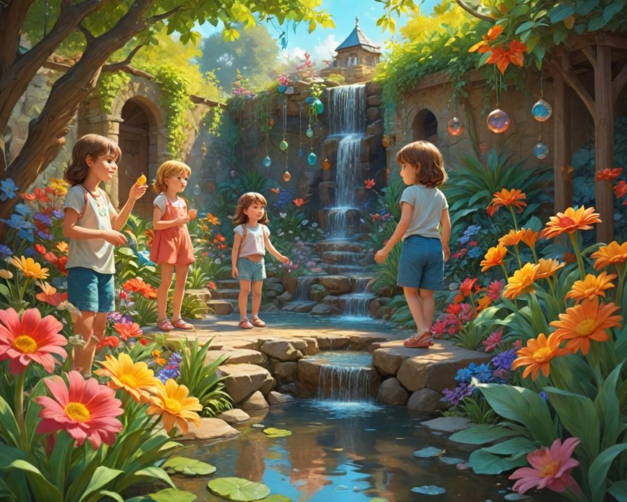 como criar jardins sensoriais para estimular o desenvolvimento infantil