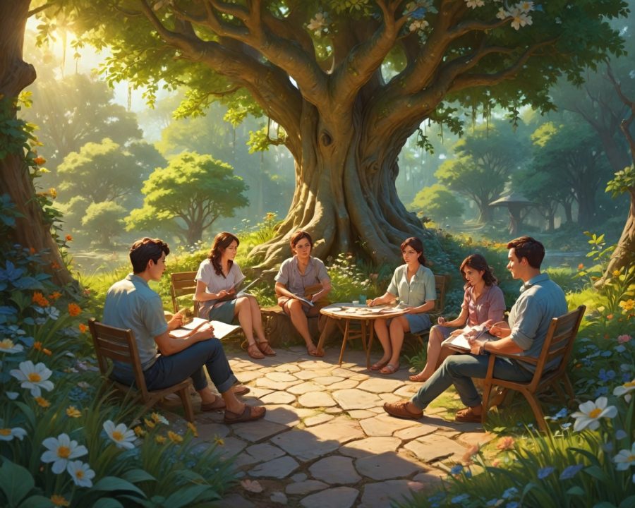 Como criar jardins para terapia de grupo e promover conexão