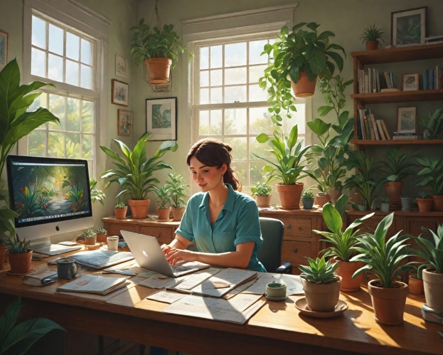 Plantas para ambientes de trabalho: benefícios e como escolher