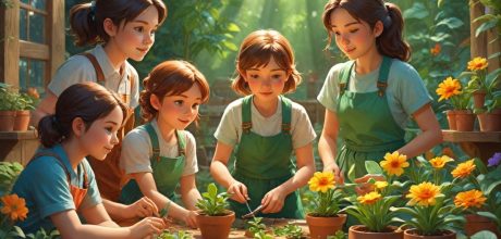 workshops de jardinagem para crianças: benefícios e como participar
