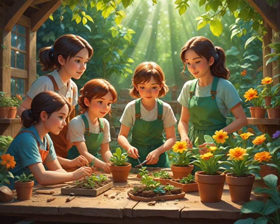 workshops de jardinagem para crianças: benefícios e como participar