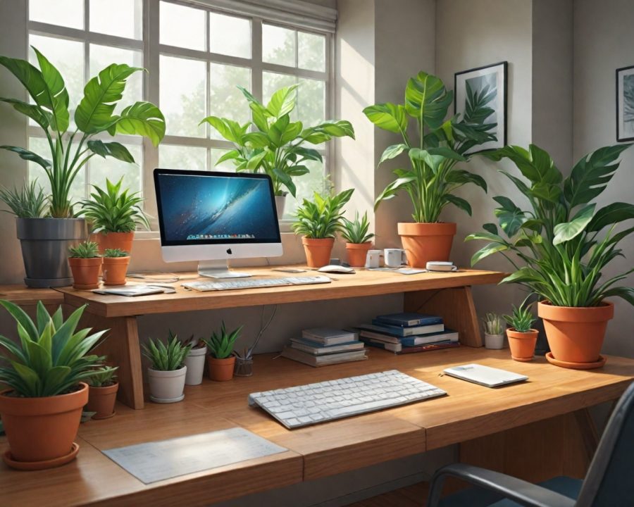 Plantas para ambientes de trabalho: benefícios e como escolher