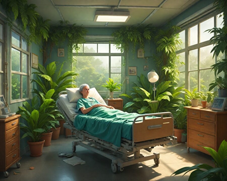 como plantas ajudam na recuperação hospitalar: benefícios e estudos