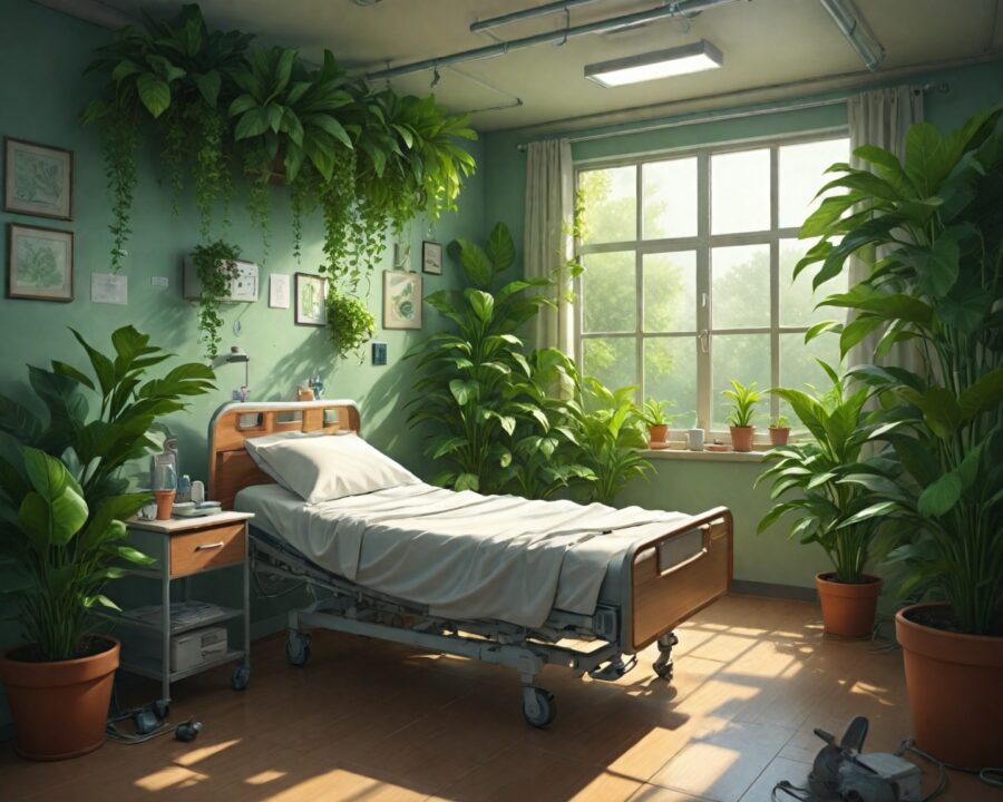 Como plantas aceleram a recuperação hospitalar e promovem bem-estar