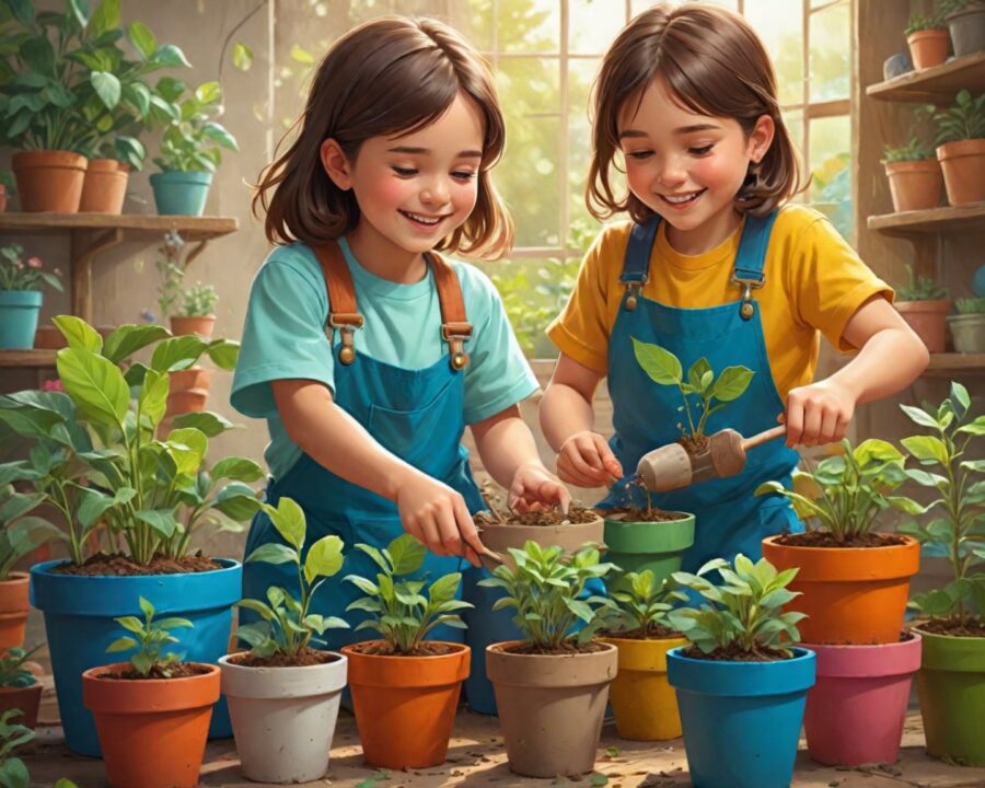 workshops de jardinagem para crianças: benefícios e como participar