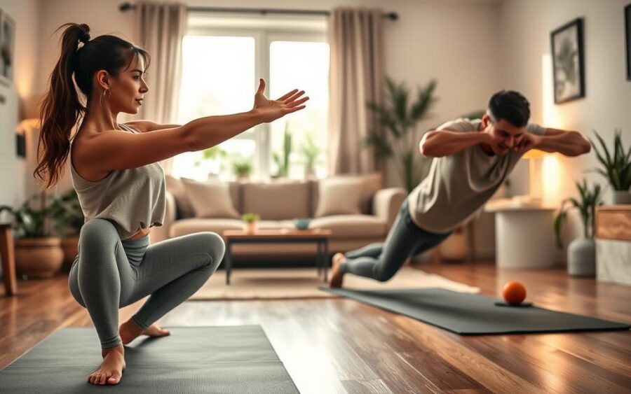 Confira exercícios simples para manter o corpo ativo em casa