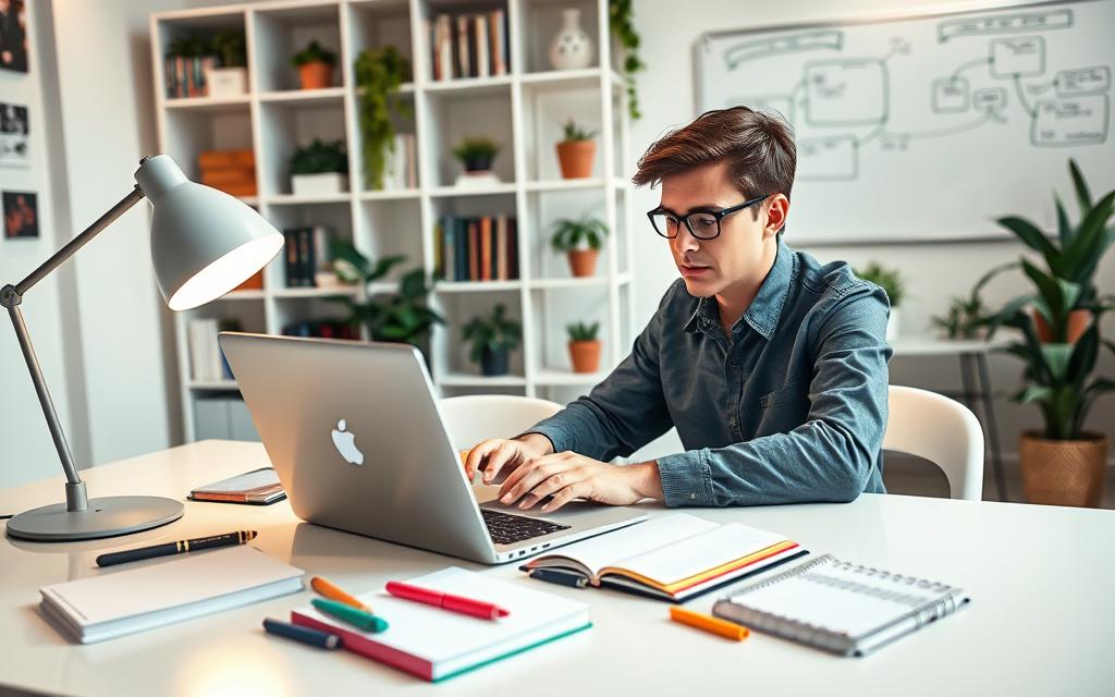como estudar online de forma eficiente e organizada