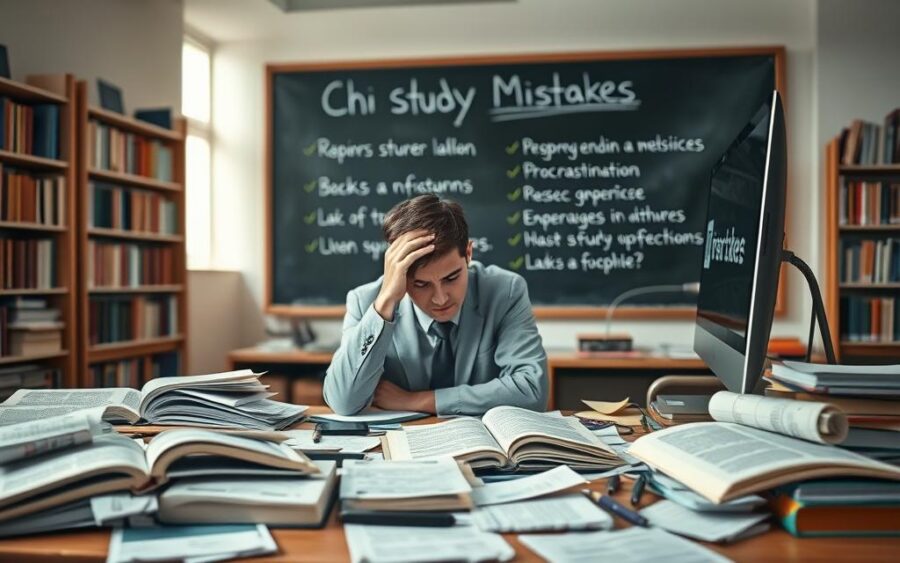 Erros comuns que podem atrapalhar seus estudos hoje